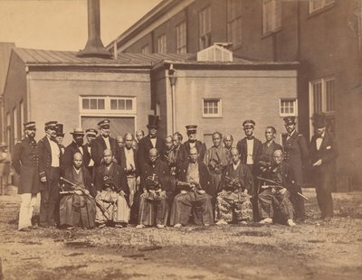 [Japanische Botschaft, Navy Yard, Washington, DC], 1860 von Mathew Brady