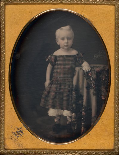 Unbetiteltes Porträt eines Kindes, 1839-60 von Mathew Brady