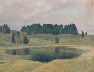 Abend am Mittenwaldsee von Mathilde Sitta Allé