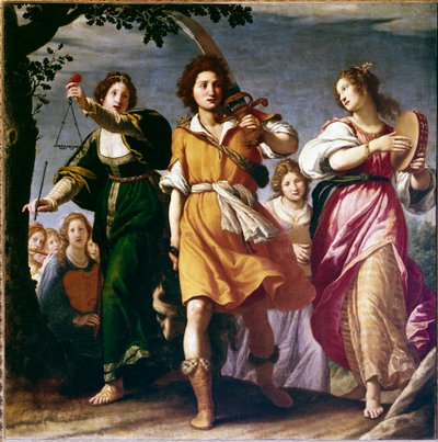 Der Triumph Davids von Matteo Rosselli