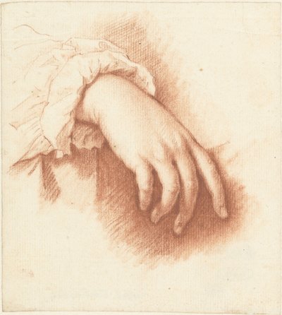 Studie einer rechten Hand von Mattheus Verheyden