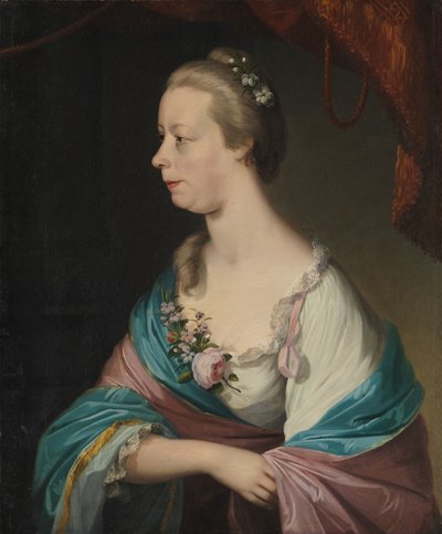 Christiana Stille Keen, ca. 1769 von Matthew Pratt