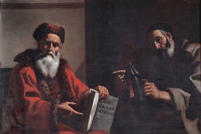 Diogenes und Platon von Mattia Preti