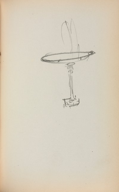 Italienisches Skizzenbuch: Brunnen Seite 145, 1898-1899 von Maurice Brazil Prendergast