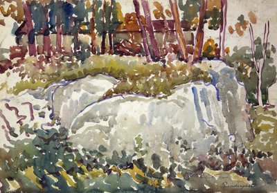 Felsen, Maine, ca. 1913-1915 von Maurice Brazil Prendergast