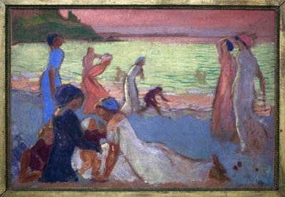 Septemberabend am Strand von Trestignel von Maurice Denis