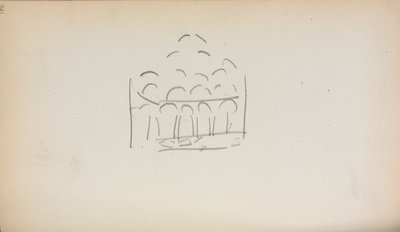 Italienisches Skizzenbuch: San Marco (Seite 186) von Maurice Prendergast