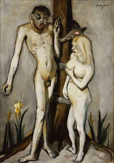 Adam und Eva von Max Beckmann
