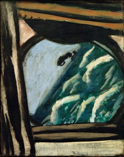 Blick aus der Schiffsluke von Max Beckmann