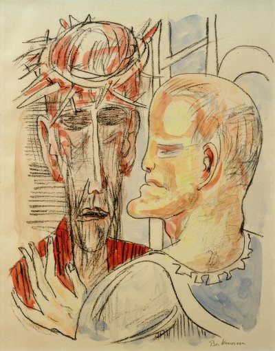 Christus und Pilatus von Max Beckmann