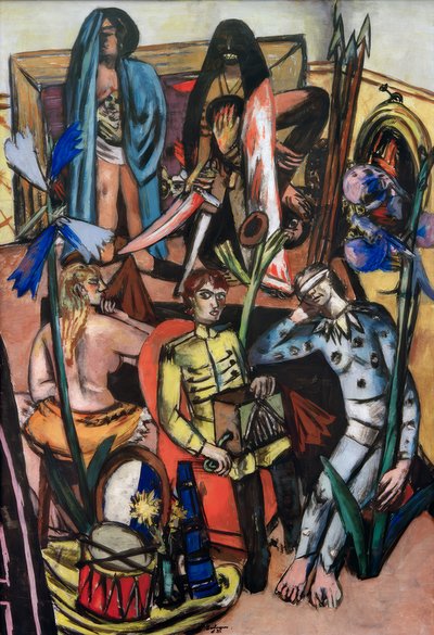 Der Leiermann (Das Lebenslied) von Max Beckmann