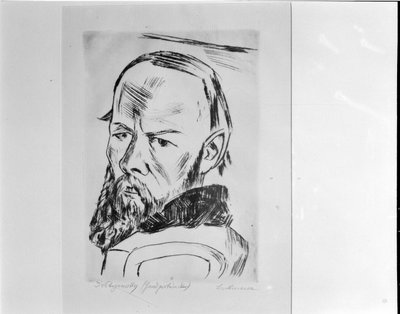 Fedor Dostojewski Max Beckmann von Max Beckmann