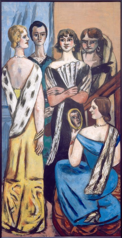 Großes Frauenbild (Fünf Frauen) von Max Beckmann