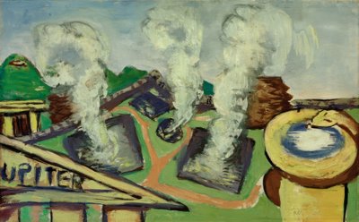 Heiße Quellen in Abano von Max Beckmann