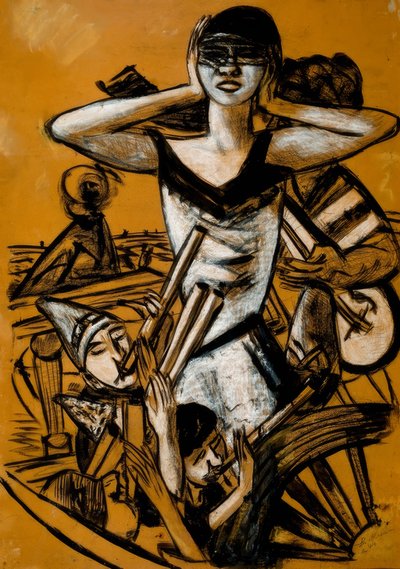 Karneval in Neapel von Max Beckmann