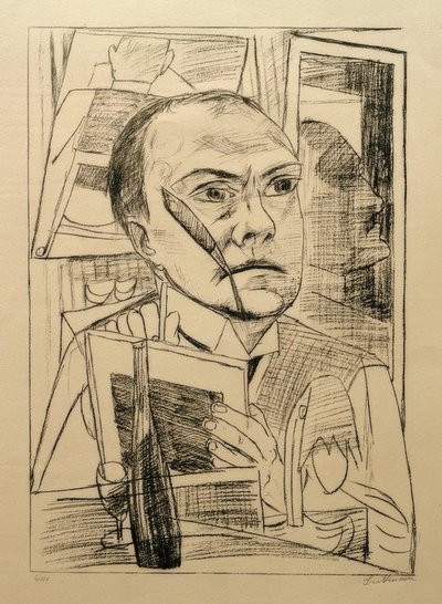 Selbst im Hotel von Max Beckmann