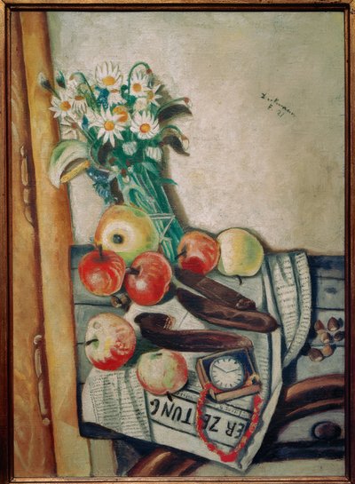 Stilleben mit Margeriten von Max Beckmann