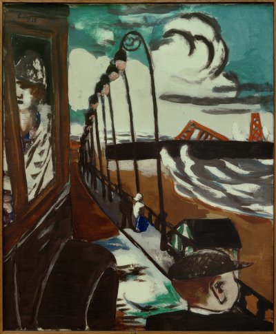 Strandpromenade in Scheveningen von Max Beckmann