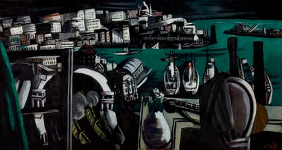 Der Hafen von Genua von Max Beckmann