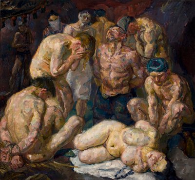 Die Gefangenen von Max Beckmann
