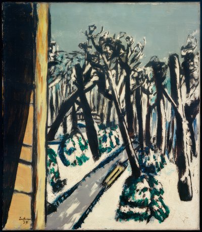 Tiergarten im Winter von Max Beckmann