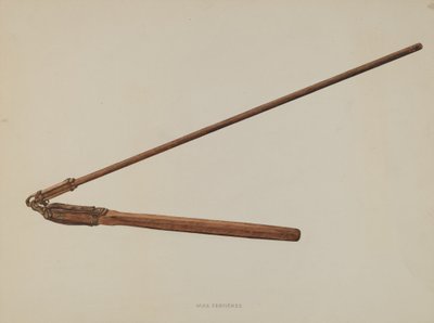 Dreschflegel, ca. 1938 von Max Fernekes