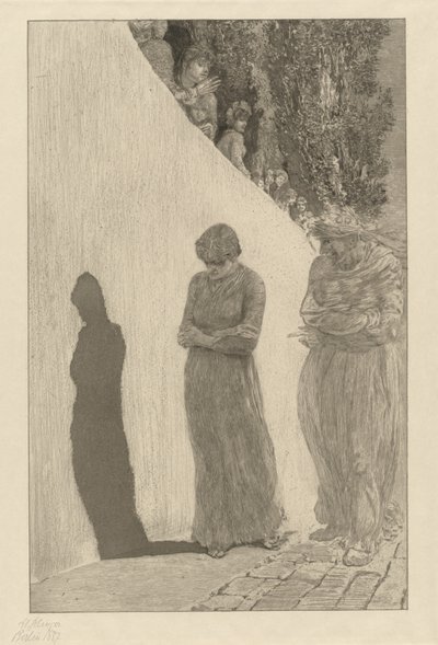 Schande: pl. 9 von Max Klinger