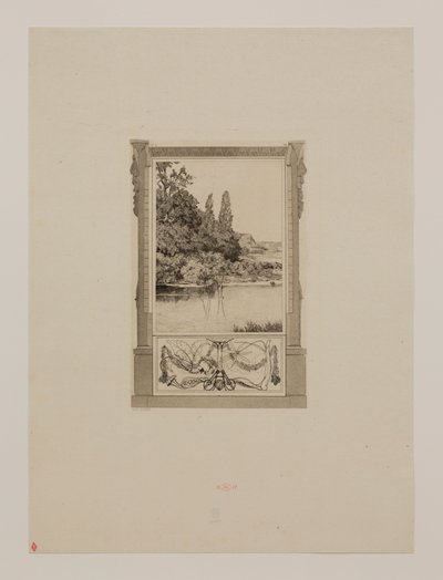 Narziss und Echo II von Max Klinger