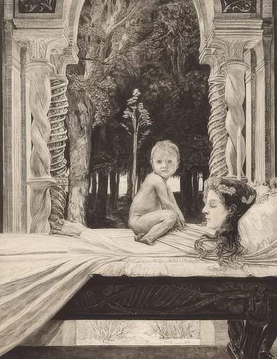 Tote Mutter von Max Klinger