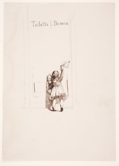 Weg der Befleckung - Toilette für Damen von Max Klinger