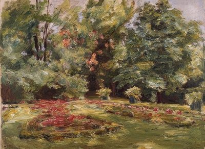 Blumenterrasse im Wannseegarten von Max Liebermann