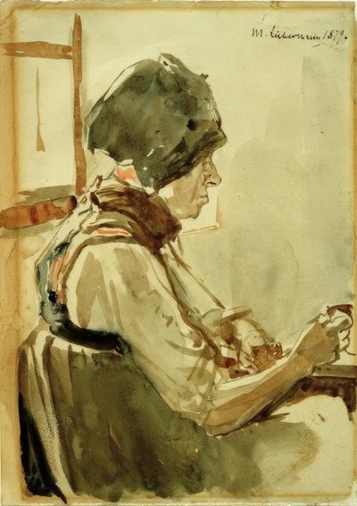 Dachauerin von Max Liebermann