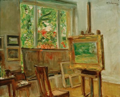 Das Atelier in Wannsee von Max Liebermann