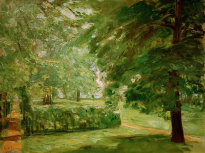 Heckengärten in Wannsee nach Osten von Max Liebermann