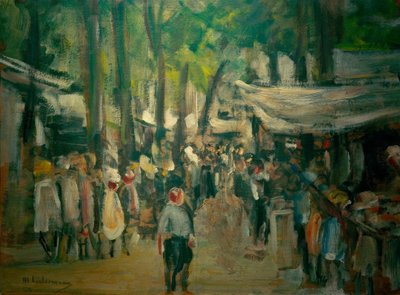 Jahrmarkt in Noordwijk – Studie von Max Liebermann