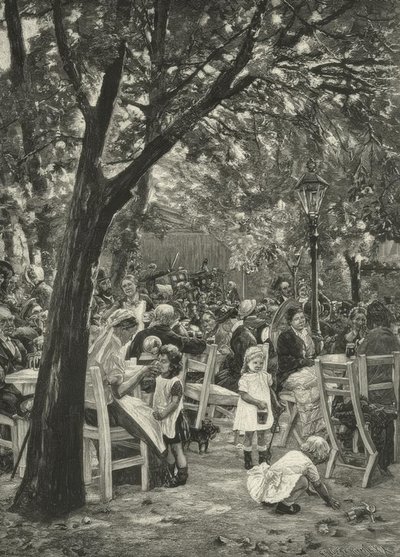 Liebermann, Biergartenkonzert von Max Liebermann