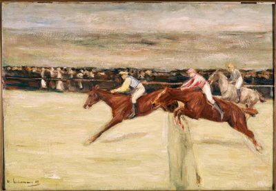 Pferderennen in den Cascinen von Max Liebermann