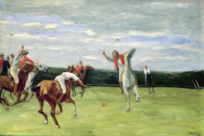 Polospieler im Jenischpark, Hamburg, 1903 von Max Liebermann