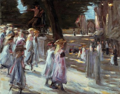 Weg zur Schule nach Edam von Max Liebermann