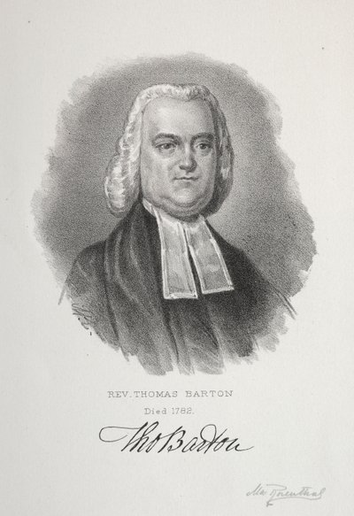 Rev. Thomas Barton von Max Rosenthal
