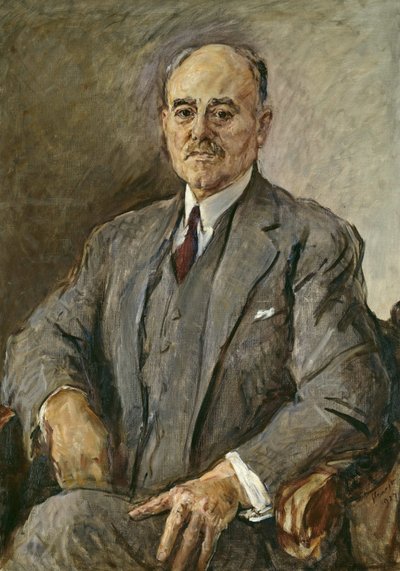 Porträt von Hermann Sudermann 1857-1928, 1927 von Max Slevogt