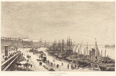 Hafen von Bordeaux von Maxime Lalanne