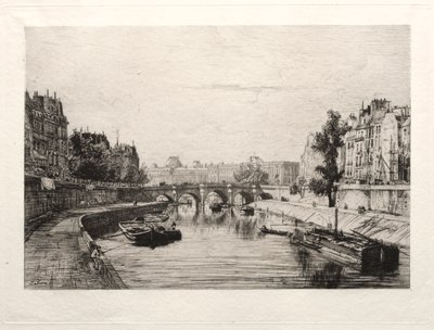 Blick von der Pont St. Michel von Maxime Lalanne