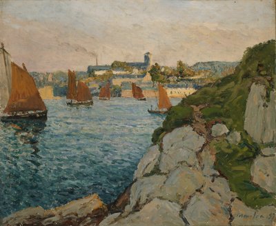 Douarnenez im Sonnenschein von Maxime Maufra