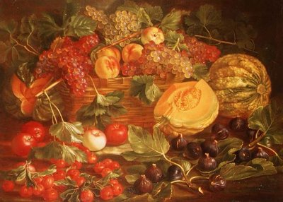 Stillleben mit Früchten von Maximilian Pfeiler or Pfeiller
