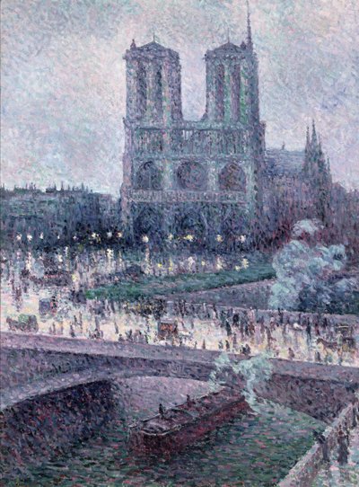 Notre Dame, um 1900 von Maximilien Luce