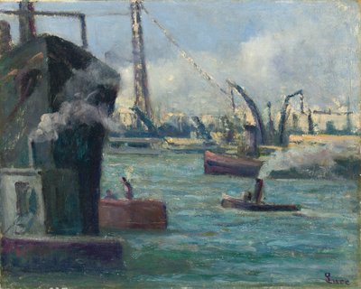 Hafen von Rouen von Maximilien Luce