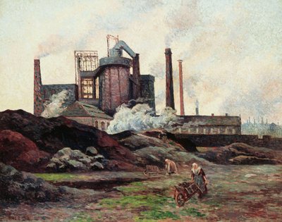 Die Fabrik, 1898 von Maximilien Luce
