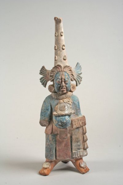 Kostümierte Figur aus Mexiko, 7.-8. Jahrhundert von Mayan