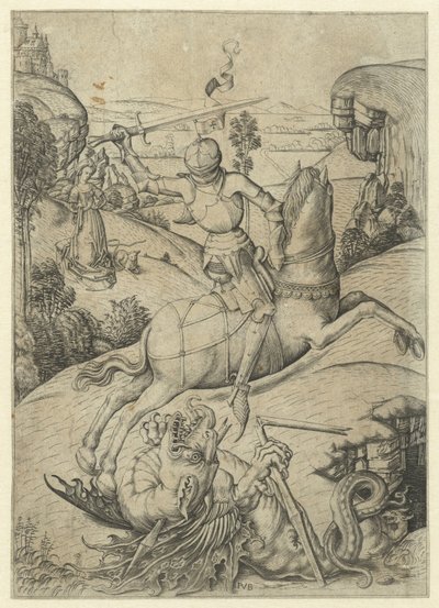 Heiliger Georg und der Drache von Meester FVB